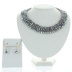 Sparkly Bib Necklace Set