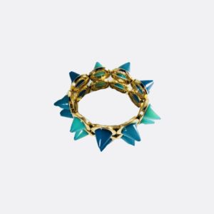 Two-Color Spike Bracelet