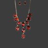 Glossy Stone Necklace Set