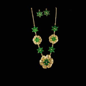 Flower Necklace Set