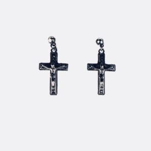 Crucifix Cross Pendant Earrings