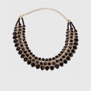 Bead Chain  Bib Necklace Set