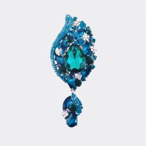Waterdrop Diamond Brooch Pin