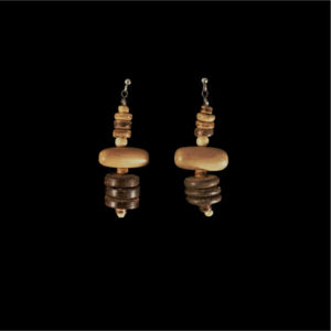Wood Bead Earrings