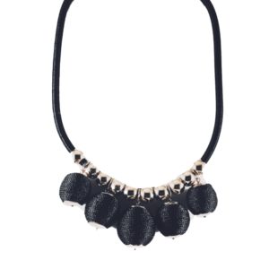 Fabric Ball Necklace