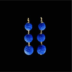 Crochet Ball Earrings