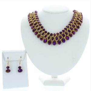 Sparkly Bib Necklace Set