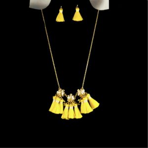 Chic Tassel Necklace  Set