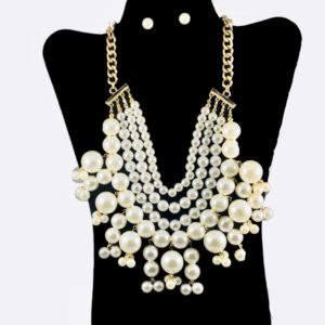 Trendy Statement Necklace Set