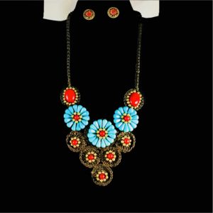 Stylish Crochet Necklace Set