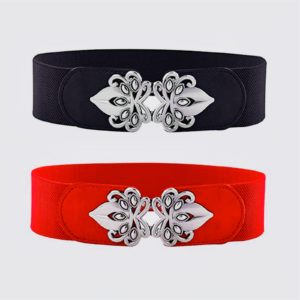 Elastic Stretch Retro Cinch Belt