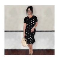 Polka Dot Ruffle Dress